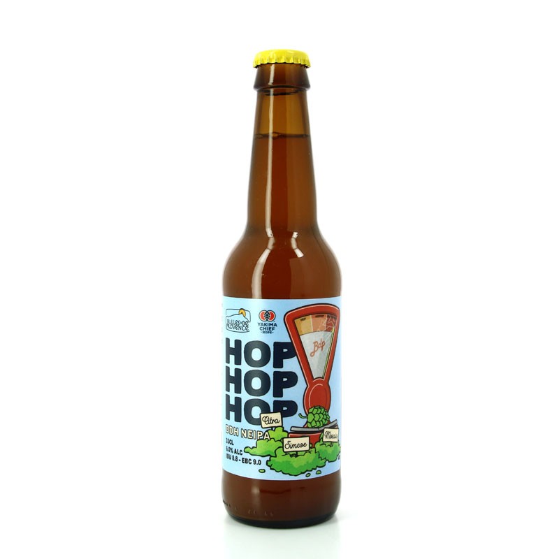 Bière Blonde & Bio Hop Hop Hop - Brasserie artisanale Bulles de Provence