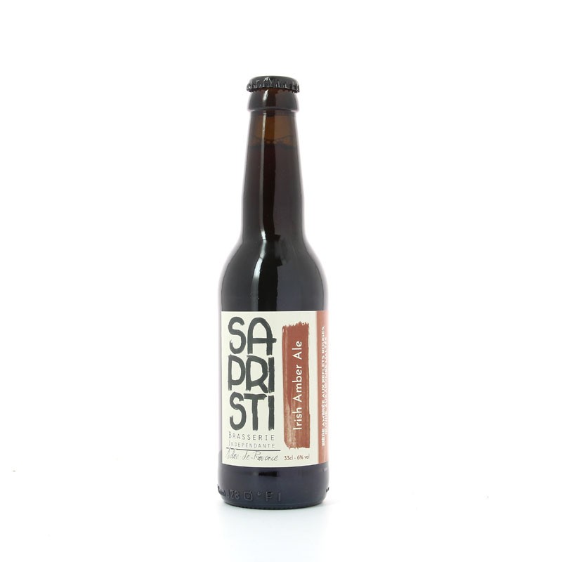 Bière Irish Amber Ale 33cl - Brasserie Artisanale Sapristi