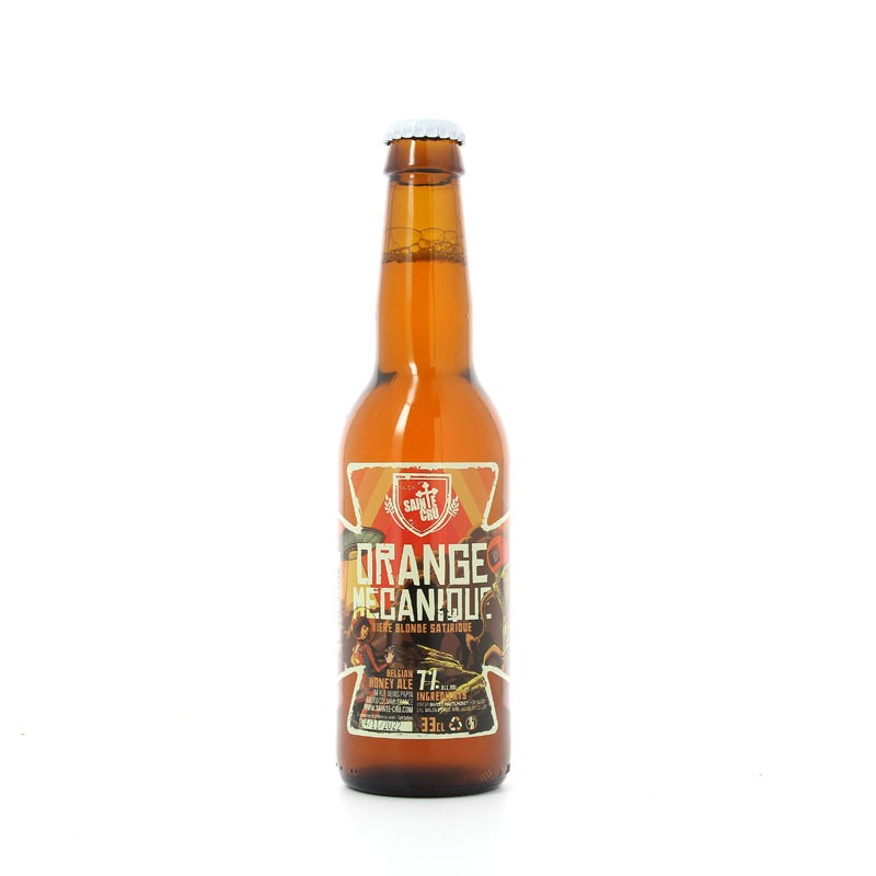 Bière Orange Mécanique 33cl - Brasserie Artisanale Sainte Cru