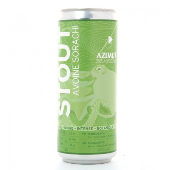 Bière Stout Avoine & Sorachi 33cl - Brasserie Artisanale Azimut