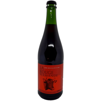 Bière Ambrée Artisanale 75cl - La Rouge Flamande - Brasserie Thiriez