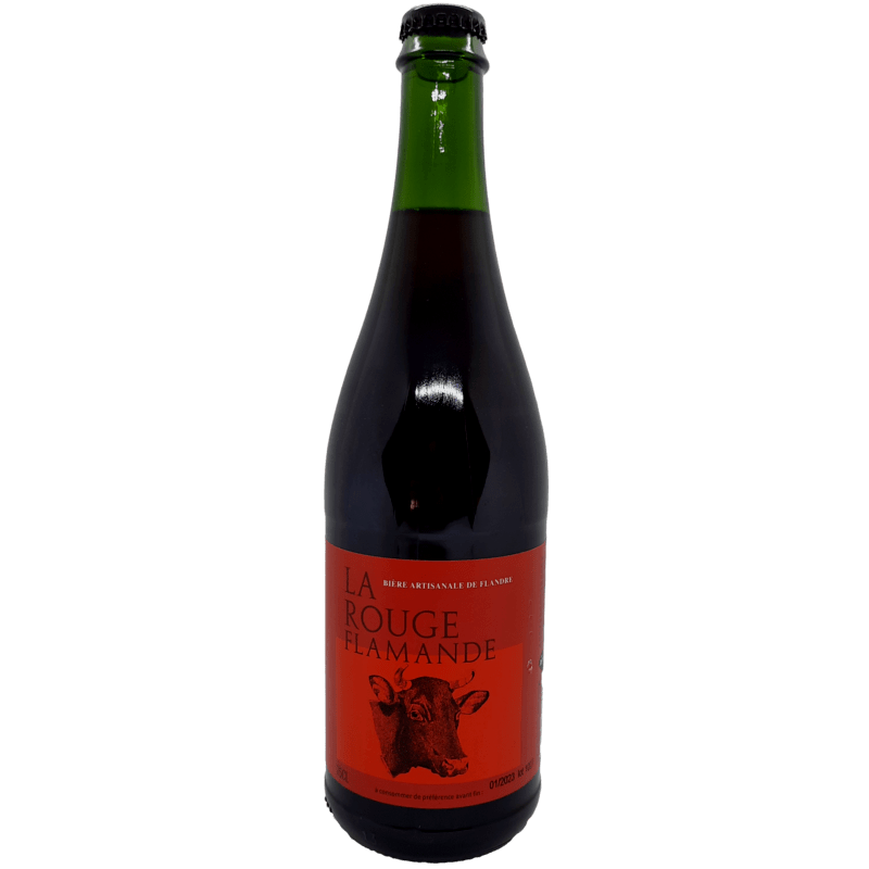 Bière Ambrée Artisanale 75cl - La Rouge Flamande - Brasserie Thiriez